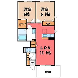 JR東北本線 雀宮駅 徒歩22分