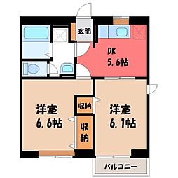 JR東北本線 岡本駅 徒歩18分