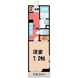 JR東北本線 雀宮駅 徒歩6分