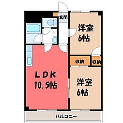 東武宇都宮線 東武宇都宮駅 徒歩17分