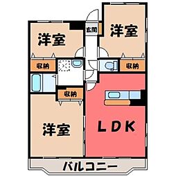 JR東北本線 小金井駅 徒歩14分 3階/-