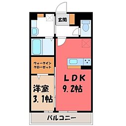 JR日光線 鶴田駅 徒歩21分