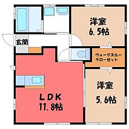 東武宇都宮線 東武宇都宮駅 バス17分 西の宮団地北下車 徒歩9分