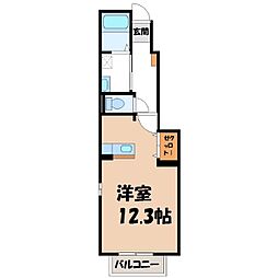 JR東北本線 雀宮駅 徒歩8分 1階/-