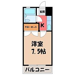 東武宇都宮線 東武宇都宮駅 徒歩14分 3階/-