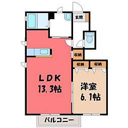 メゾン・アルビレオ B 1階