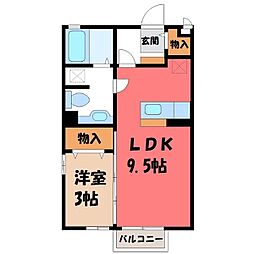 JR東北新幹線 宇都宮駅 バス22分 簗瀬金堀下車 徒歩7分