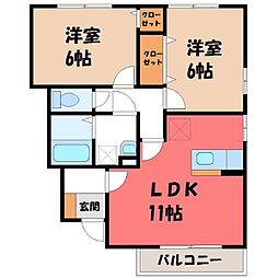 東武宇都宮線 東武宇都宮駅 3.6km 1階/-