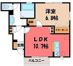 JR東北本線 岡本駅 徒歩21分 1階/-