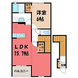 サンエミ Ｂ 2階/-