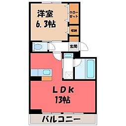 宇都宮芳賀ライトレール線 ゆいの杜中央駅 徒歩16分 1階/-