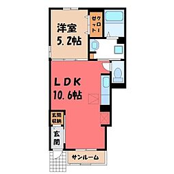 JR東北本線 雀宮駅 徒歩23分