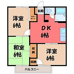 JR東北本線 宇都宮駅 バス29分 宝木団地下車 徒歩5分 1階/-