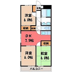 物件の間取り