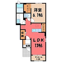 東武宇都宮線 安塚駅 徒歩12分