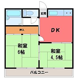 宇都宮芳賀ライトレール線 駅東公園前駅 徒歩26分 2階/-