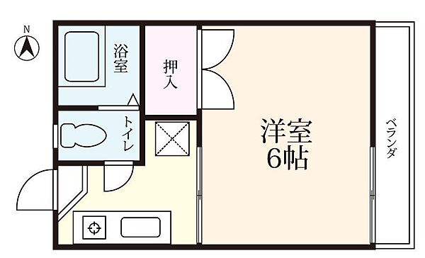 高崎ハイツ 202｜佐賀県佐賀市本庄町大字本庄(賃貸アパート1K・2階・19.98㎡)の写真 その2