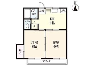 コーポみきB棟 B-3 ｜ 佐賀県佐賀市光1丁目（賃貸アパート2DK・2階・39.47㎡） その2