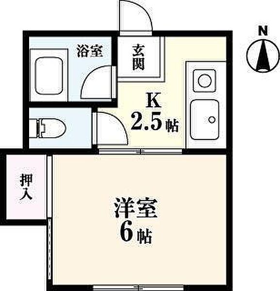 コーポ城南I 105｜佐賀県佐賀市本庄町大字本庄(賃貸マンション1K・1階・20.49㎡)の写真 その2