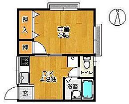 サンハイツFUKUOKA 201 ｜ 佐賀県佐賀市本庄町大字末次（賃貸アパート1DK・2階・26.16㎡） その2