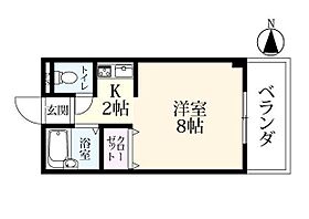 グランドセレブ本庄 205 ｜ 佐賀県佐賀市本庄町大字本庄（賃貸マンション1K・2階・22.05㎡） その2