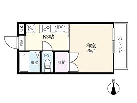 コーポ城南II 205 ｜ 佐賀県佐賀市本庄町大字本庄（賃貸アパート1K・2階・20.40㎡） その2