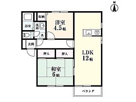 カーサ本庄 202 ｜ 佐賀県佐賀市本庄町大字本庄（賃貸アパート2LDK・2階・45.00㎡） その2