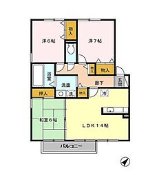 間取図画像 3LDK