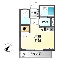 メゾン各務  ｜ 岐阜県関市平賀町７丁目（賃貸マンション1R・2階・18.19㎡） その2