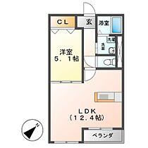 プレミオ  ｜ 岐阜県美濃加茂市加茂野町加茂野（賃貸マンション1LDK・3階・41.00㎡） その2