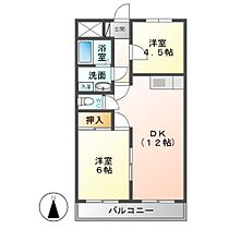 カーザ桝形  ｜ 岐阜県美濃加茂市太田本町４丁目（賃貸マンション2LDK・2階・48.60㎡） その2