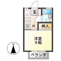 コスモスハウスＢ  ｜ 岐阜県美濃加茂市本郷町７丁目（賃貸アパート1K・1階・19.83㎡） その2