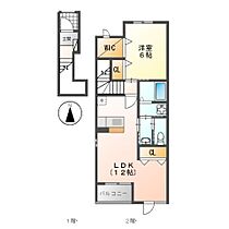 クラールニッチ　Ａ・Ｂ  ｜ 岐阜県美濃加茂市草笛町１丁目（賃貸アパート1LDK・2階・51.13㎡） その2