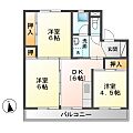 ビレッジハウス川辺1号棟2階4.0万円