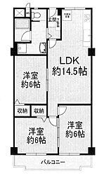 間取図画像 3LDK