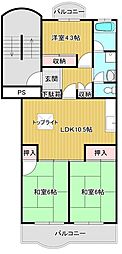 間取図画像 3LDK