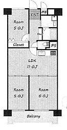 間取図画像 3LDK