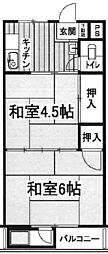 間取図画像 2K