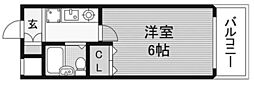 エスリード新大阪第6 1Kの間取図画像