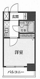 エスリード新大阪第2 1Kの間取図画像
