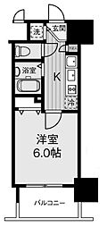エスライズ梅田東 1Kの間取図画像