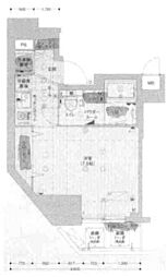エスライズ堺筋本町 1Kの間取図画像