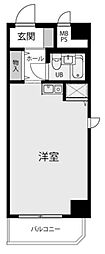 ライオンズマンション難波南第2 ワンルームの間取図画像