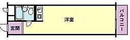 ユーロハイツ日本橋 ワンルームの間取図画像