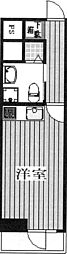 ダイドーメゾン本町 ワンルームの間取図画像