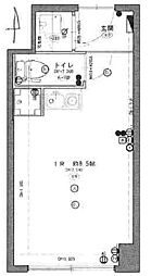 本町アーバンライフ ワンルームの間取図画像