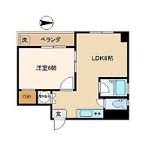 東京都中野区本町３丁目（賃貸マンション1LDK・5階・35.10㎡） その2