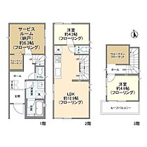 Kolet 西荻窪 ＃02 ｜ 東京都杉並区上荻4丁目23-3（賃貸一戸建2SLDK・1階・76.75㎡） その2