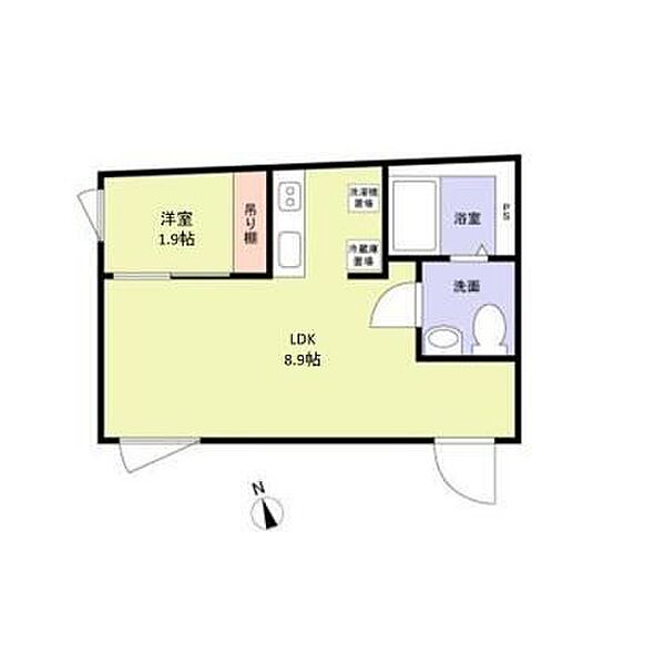 西荻窪レジデンス 401｜東京都杉並区西荻南2丁目(賃貸マンション1LDK・4階・20.30㎡)の写真 その1