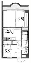 東京都三鷹市下連雀2丁目24-8（賃貸マンション2LDK・3階・55.27㎡） その2